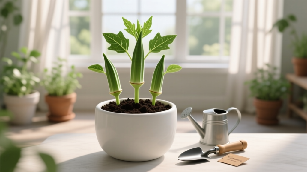 Low Maintenance Okra Seeds Indoors (2026)