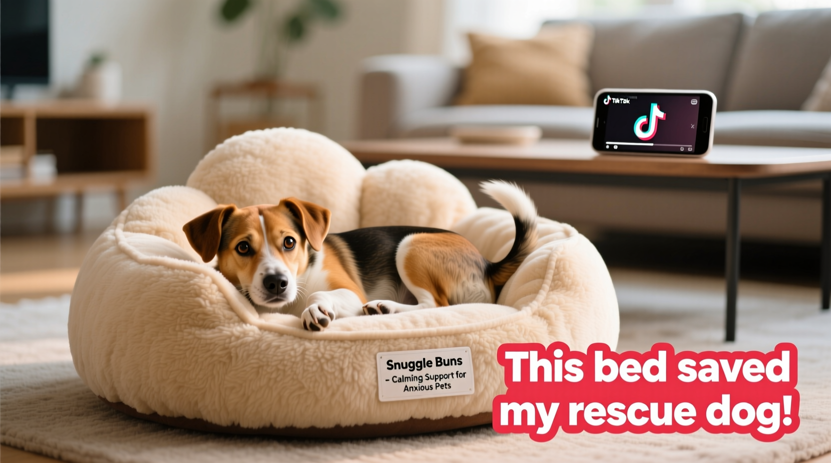 tiktok made me buy it are snuggle buns pet beds actually good for anxious dogs