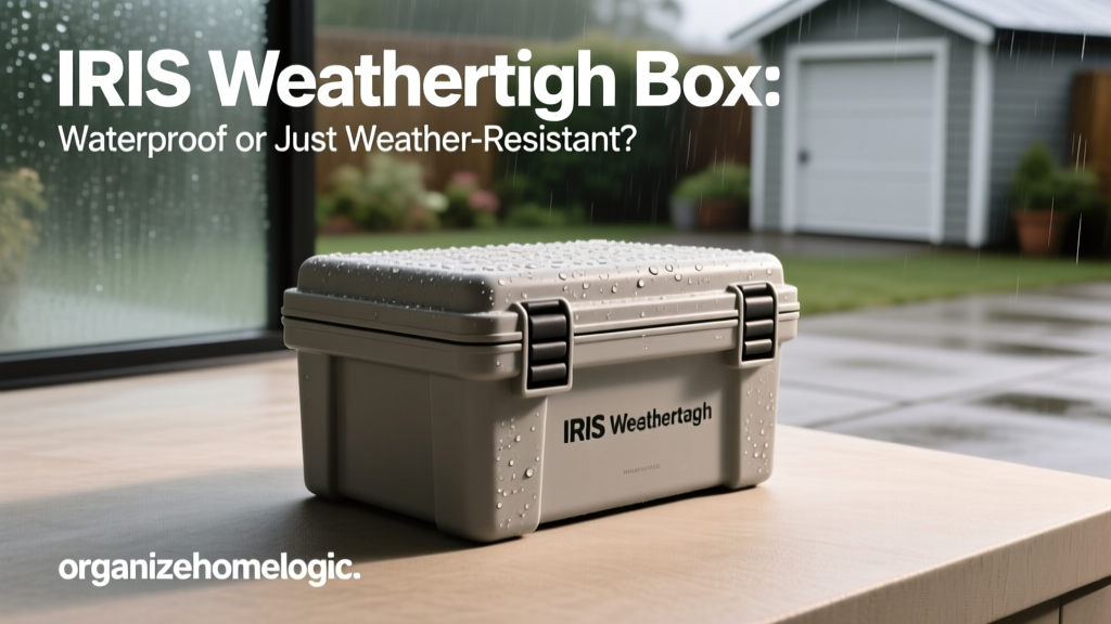 IRIS Weathertight Box: Waterproof or Just Weather-Resistant?
