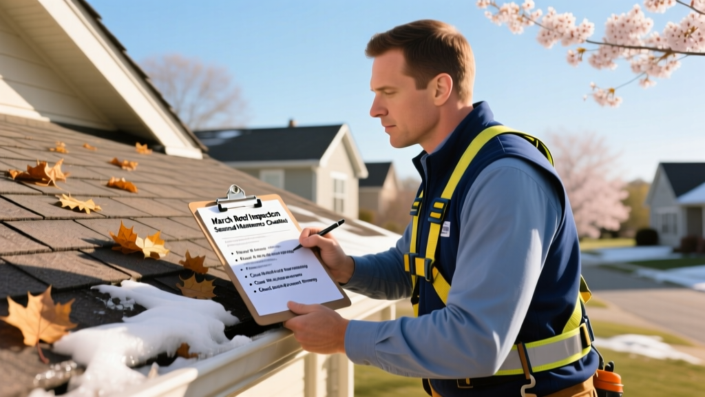 March Roof Inspection: Seasonal Maintenance Checklist