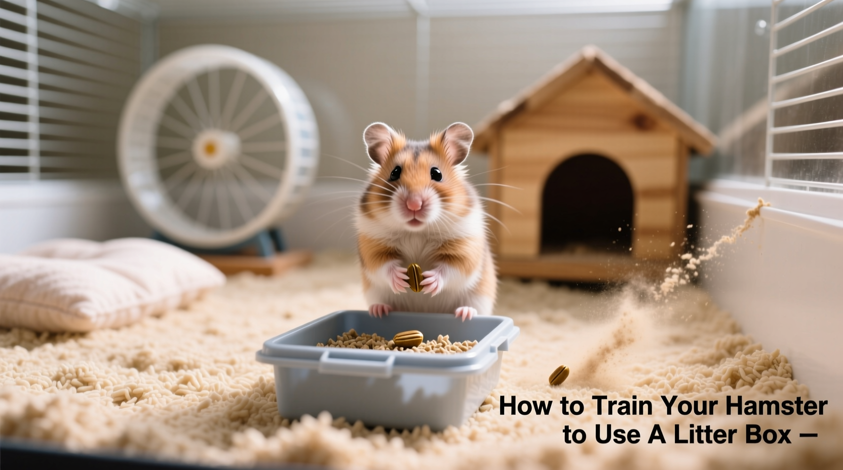 how to train your hamster to use a litter box
