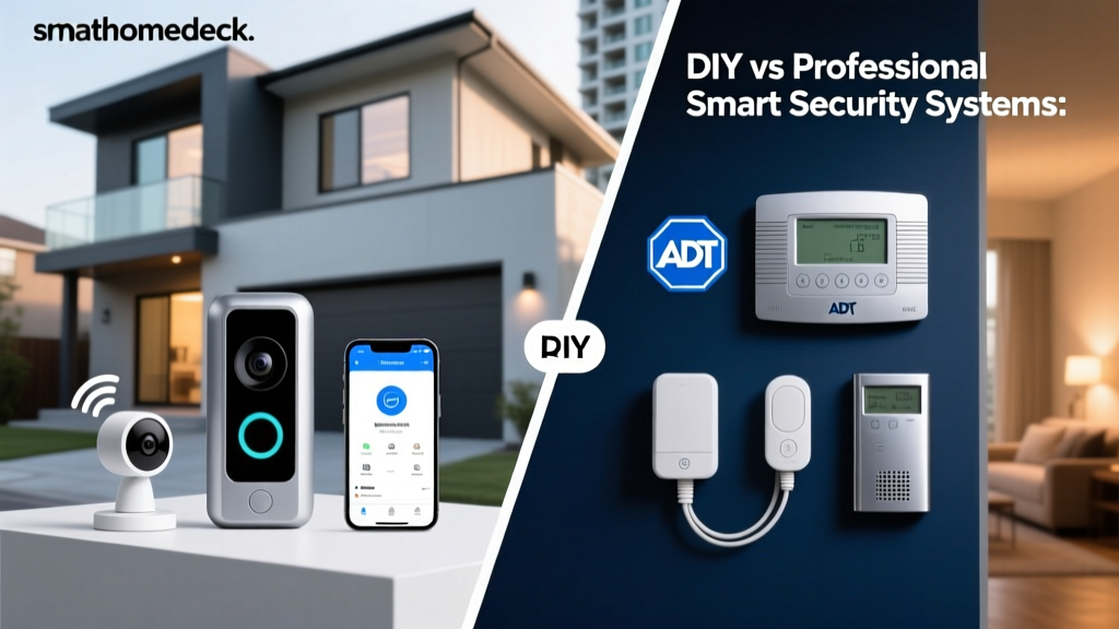 DIY vs Professional Smart Security Systems: Ring vs ADT