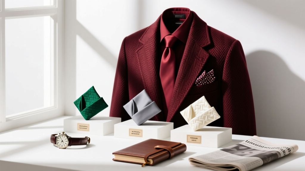 What Pocket Square Goes With a Burgundy Tie? Style Guide