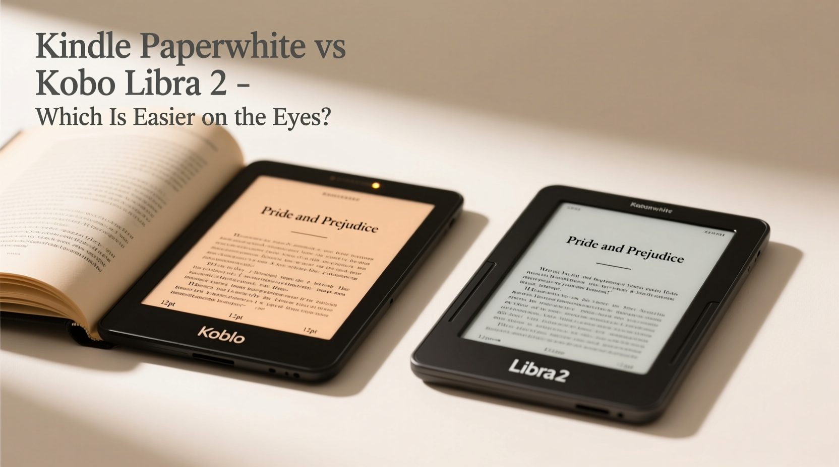 kindle paperwhite vs kobo libra 2 which ereader is actually easier on the eyes
