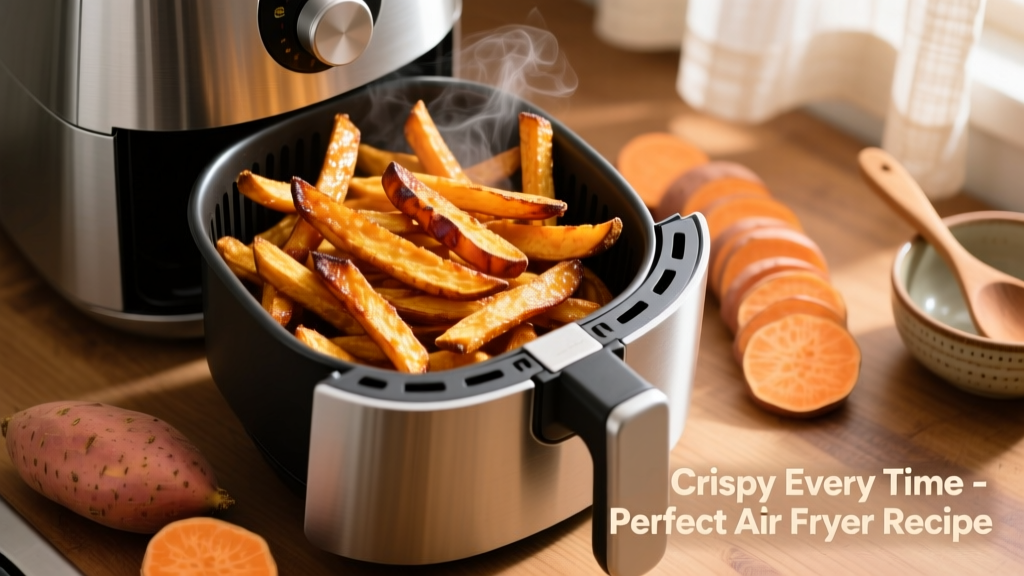 Perfect Air Fryer Sweet Potato Fries (Crispy Every Time!)