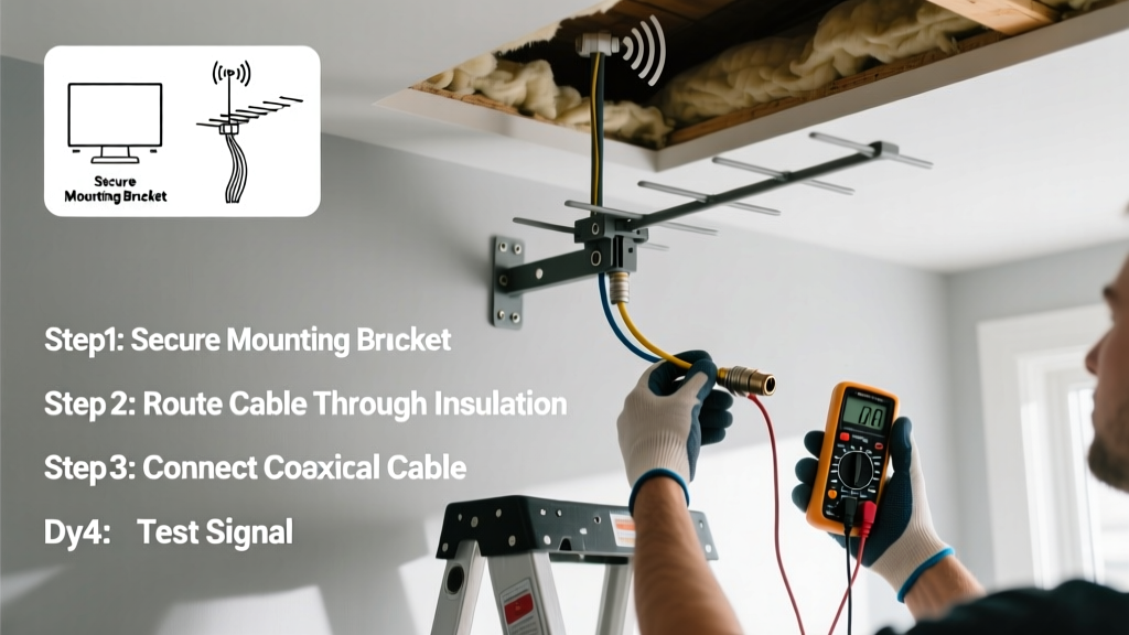 How to Install a TV Antenna on Your Roof or Attic