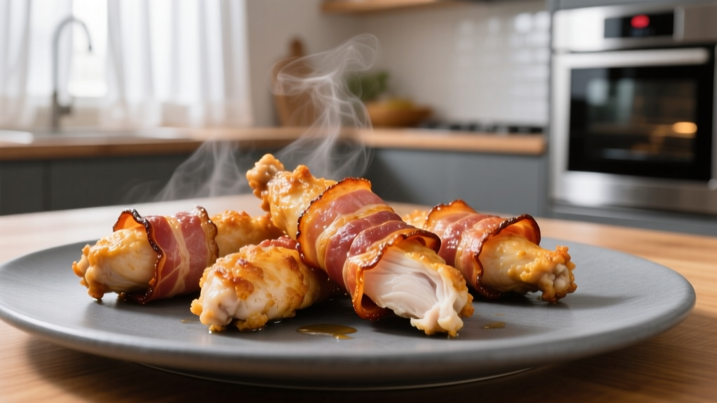 Crispy Bacon-Wrapped Chicken Tenders in Air Fryer