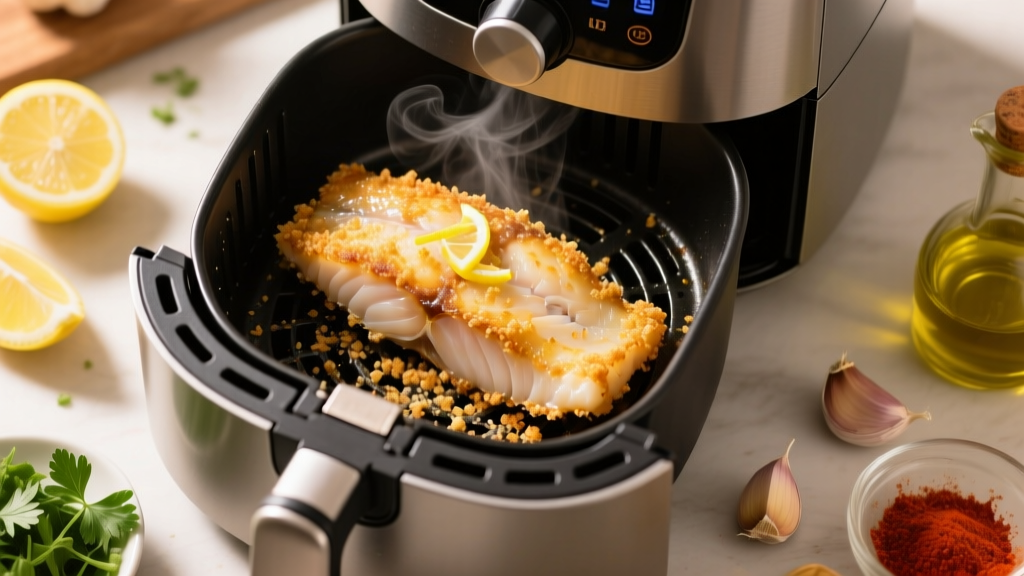 Crispy Air Fryer Cod Loin Recipe (Ready in 12 Min)