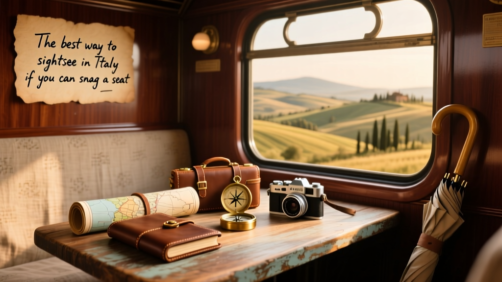 This Vintage Train Is The Best Way To Sightsee In Italy If You Can Snag A Seat