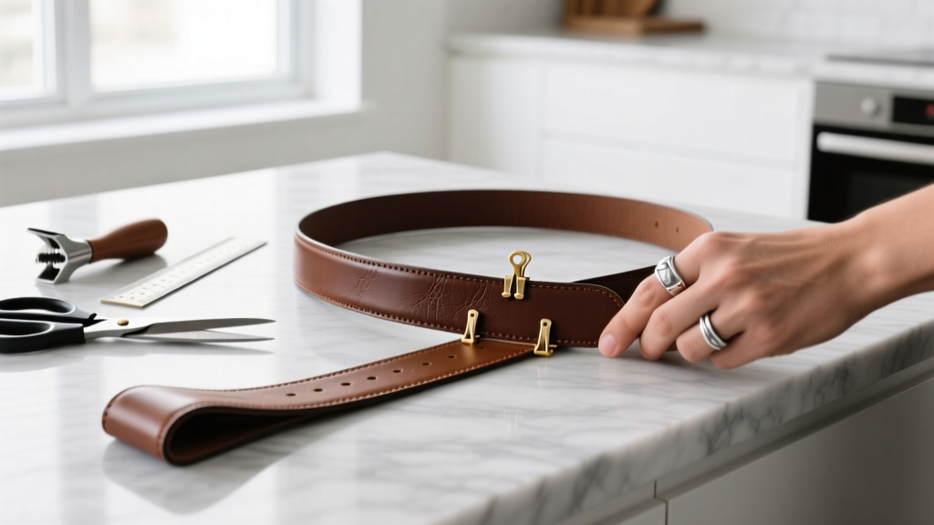 How to Shorten a Leather Belt at Home (Safely & Stylishly)