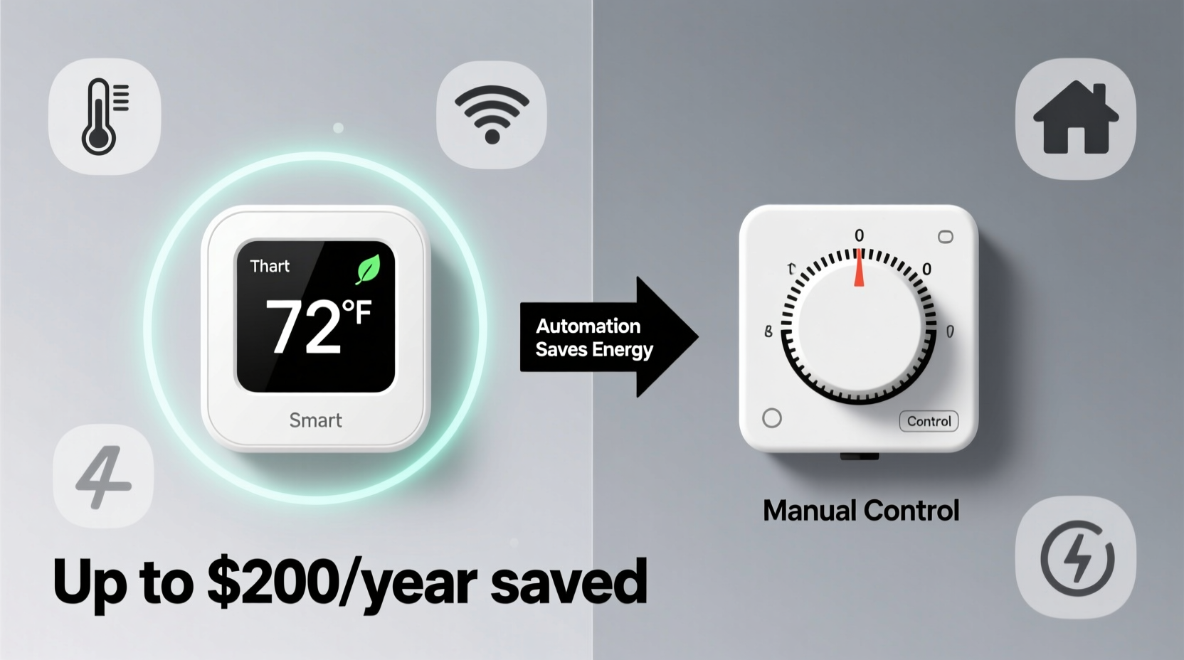smart thermostat vs manual thermostat can automation really save hundreds on bills