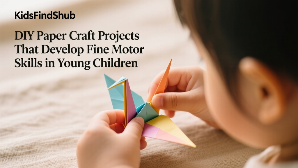 DIY Paper Craft Projects That Develop Fine Motor Skills in Young Children