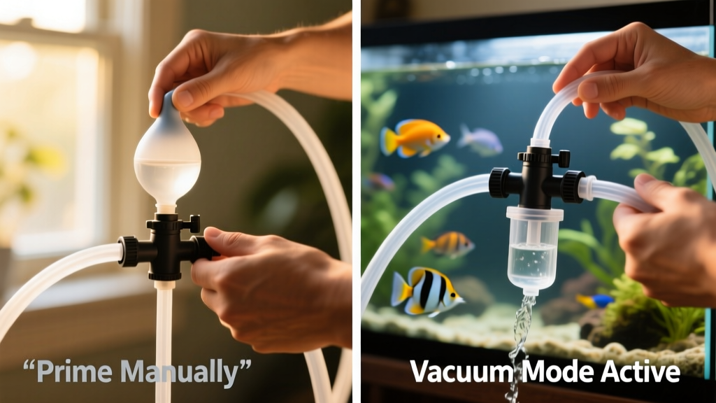 How To Use A Siphon Pump For Fish Tanks (With & Without A Vacuum)