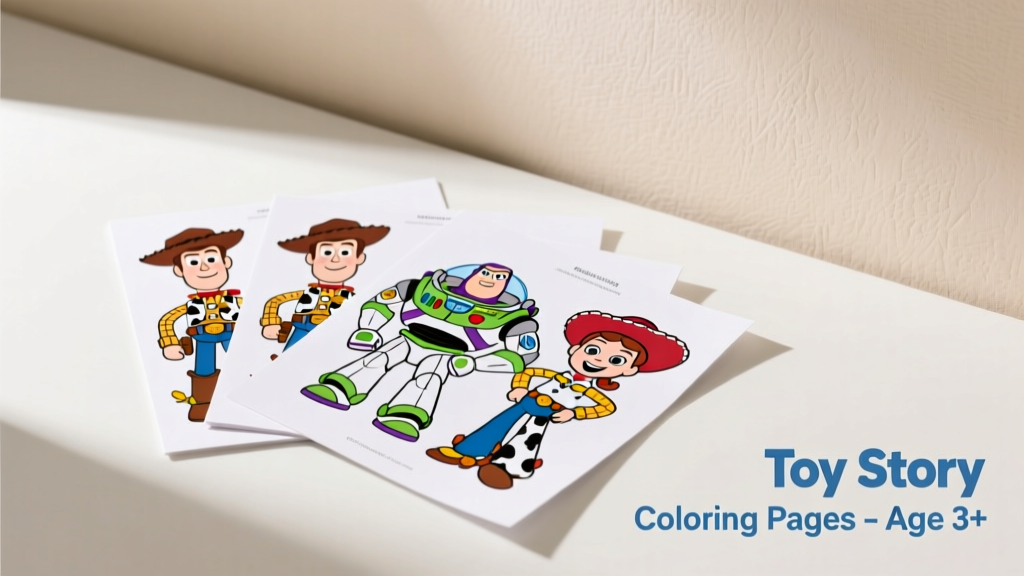 Toy Story Coloring Pages for Your Little Kid: Safety-First Creative Play at Home