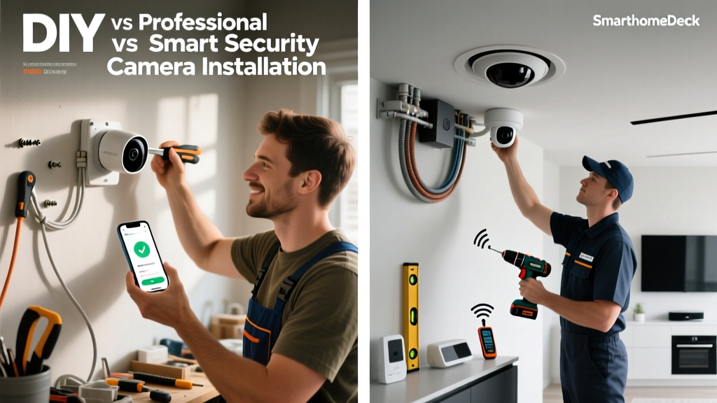 DIY vs Professional Smart Security Camera Installation