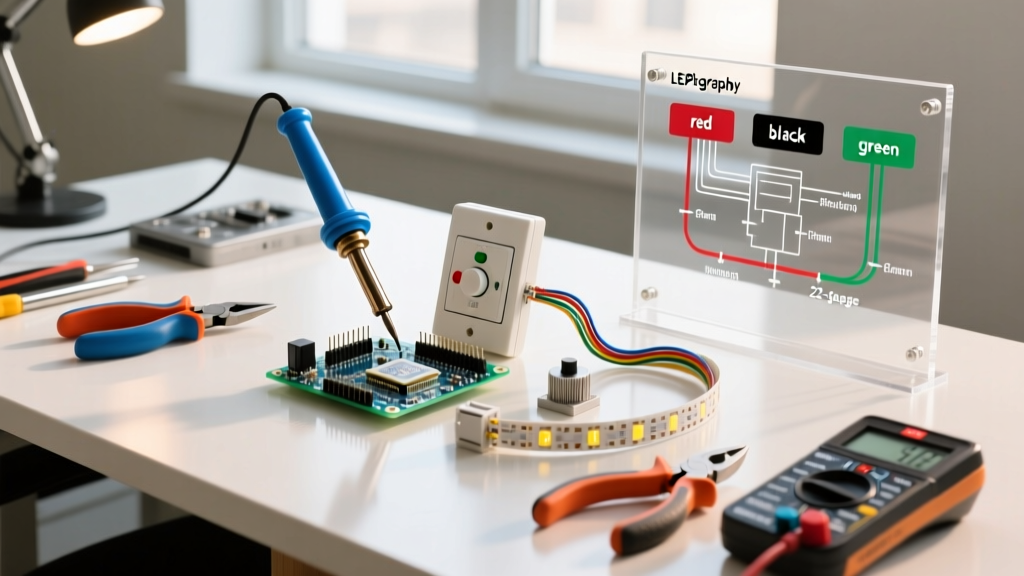 Tool Guide & Wiring Diagram for LED Dimmer Switch Setup
