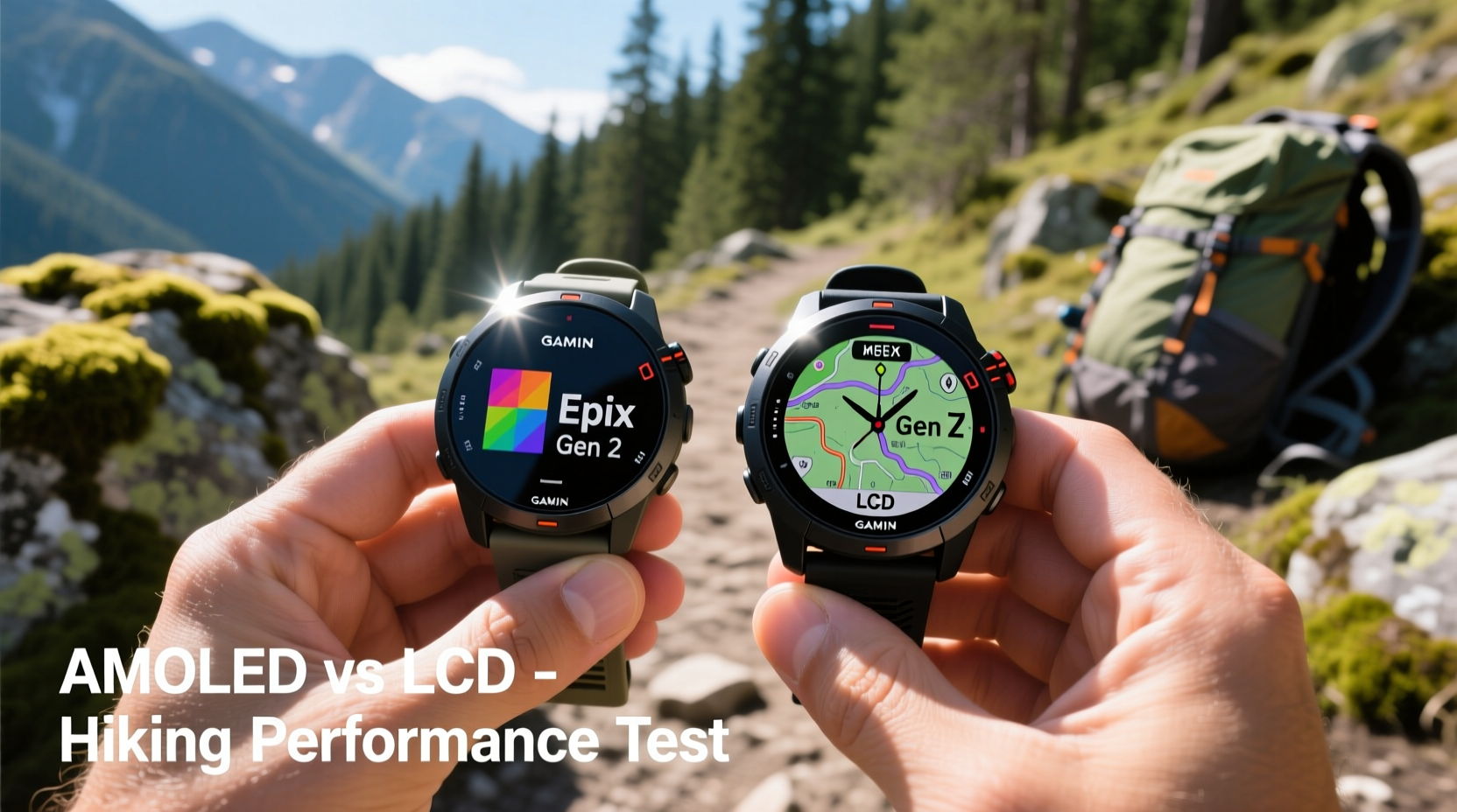 garmin fenix 7 vs epix gen 2 is the amoled screen good for hiking