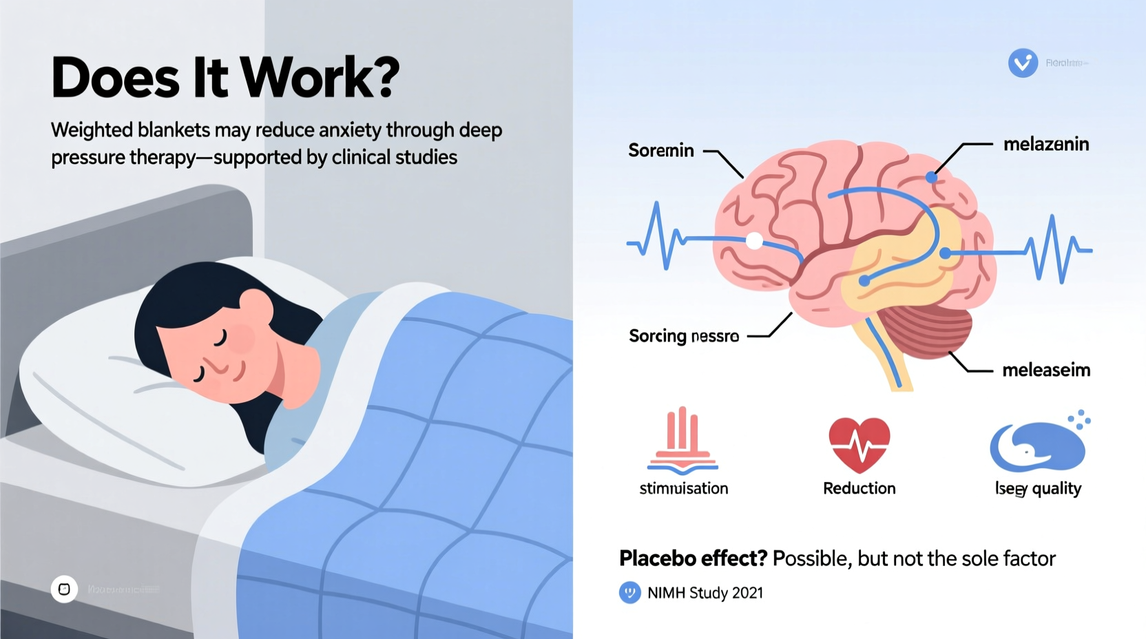 do weighted blankets help with anxiety or is it just placebo effect explained