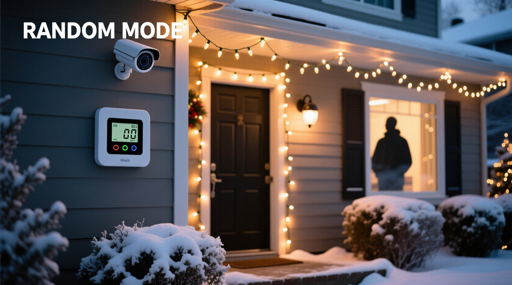 christmas light timers with random mode do they deter burglars effectively