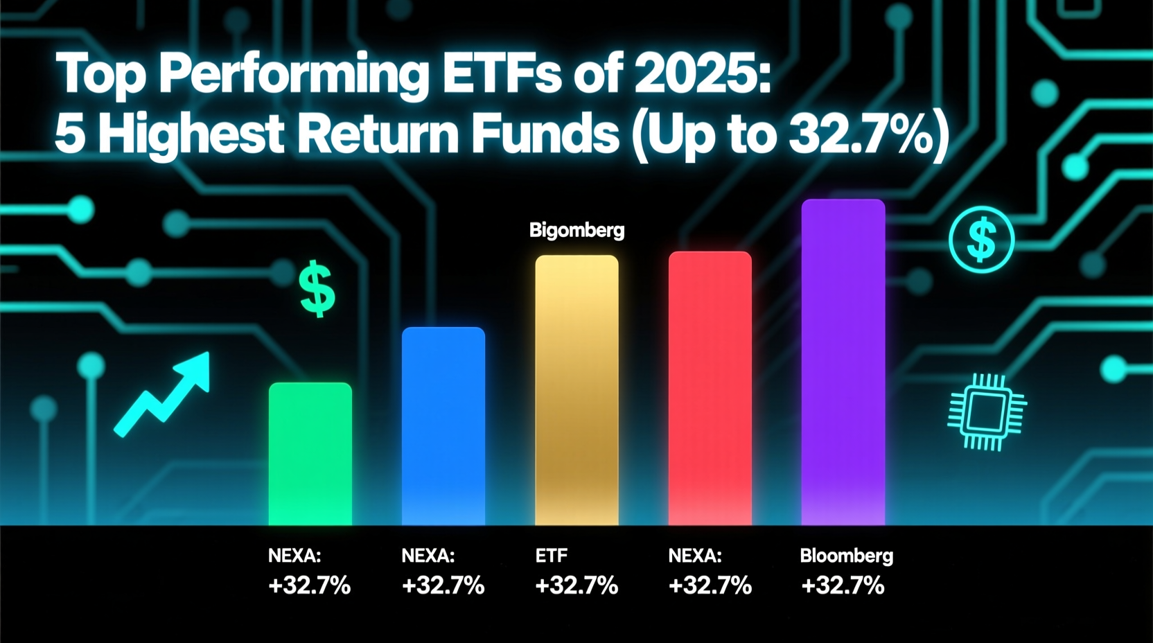Top Performing ETFs of 2025: 5 Highest Return Funds (Up to 32.7%)