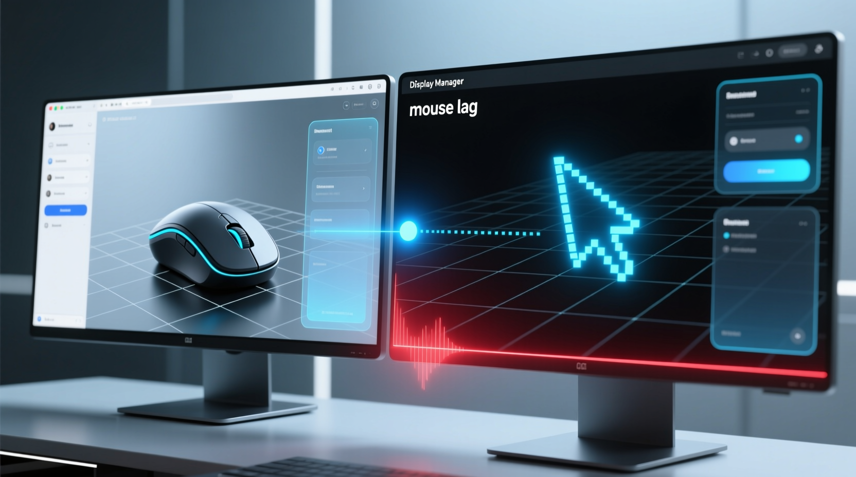 dual display mouse manager slows your mouse cursor at s