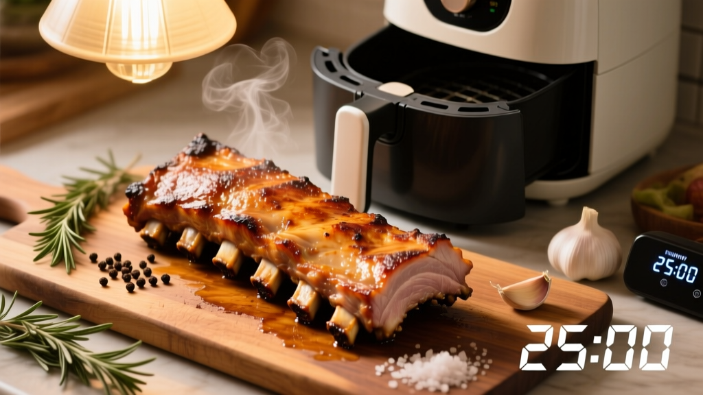 Air Fryer Pork Loin Ribs: Crispy, Juicy in 25 Min