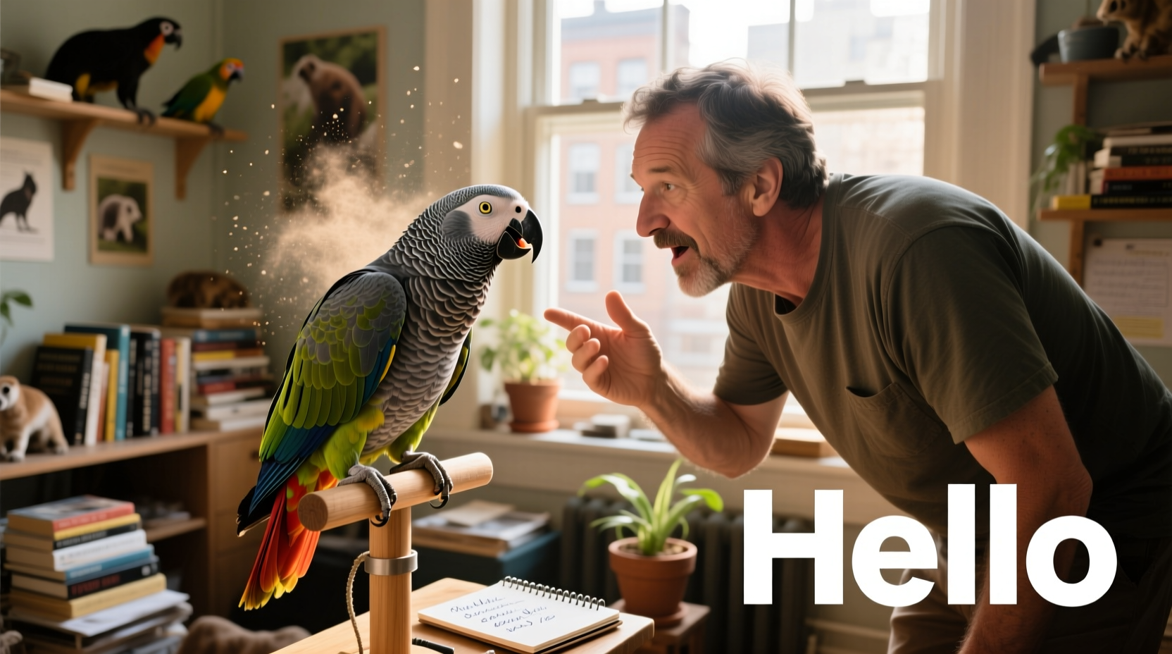 can you really train a parrot to talk or is it all luck and personality