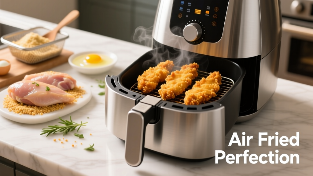 Air Fried Breaded Chicken Strips: Crispy, Juicy & Easy