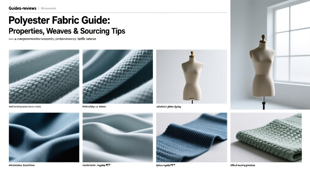 Polyester Fabric Guide: Properties, Weaves & Sourcing Tips