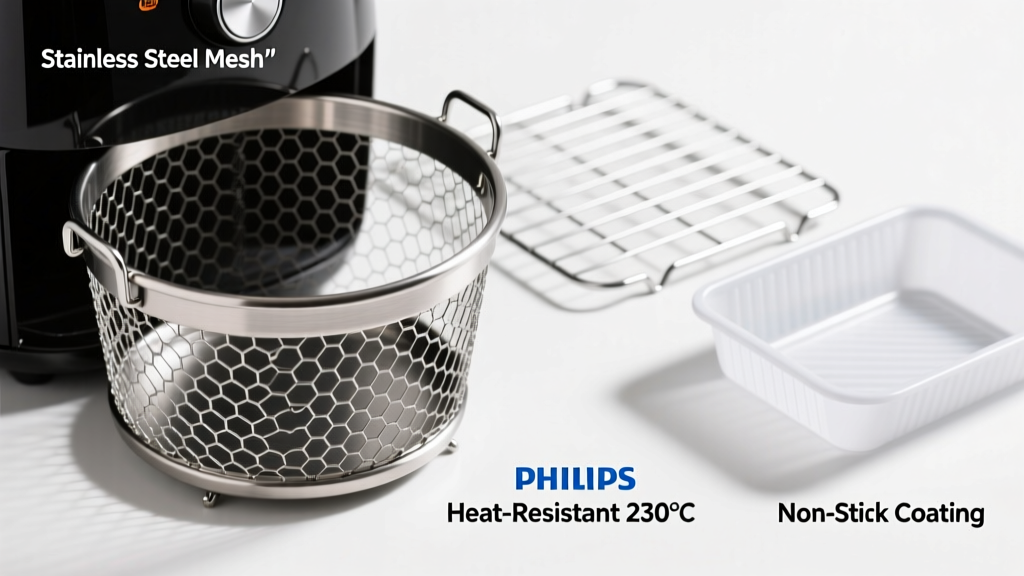 Philips Air Fryer Mesh Basket Material Explained