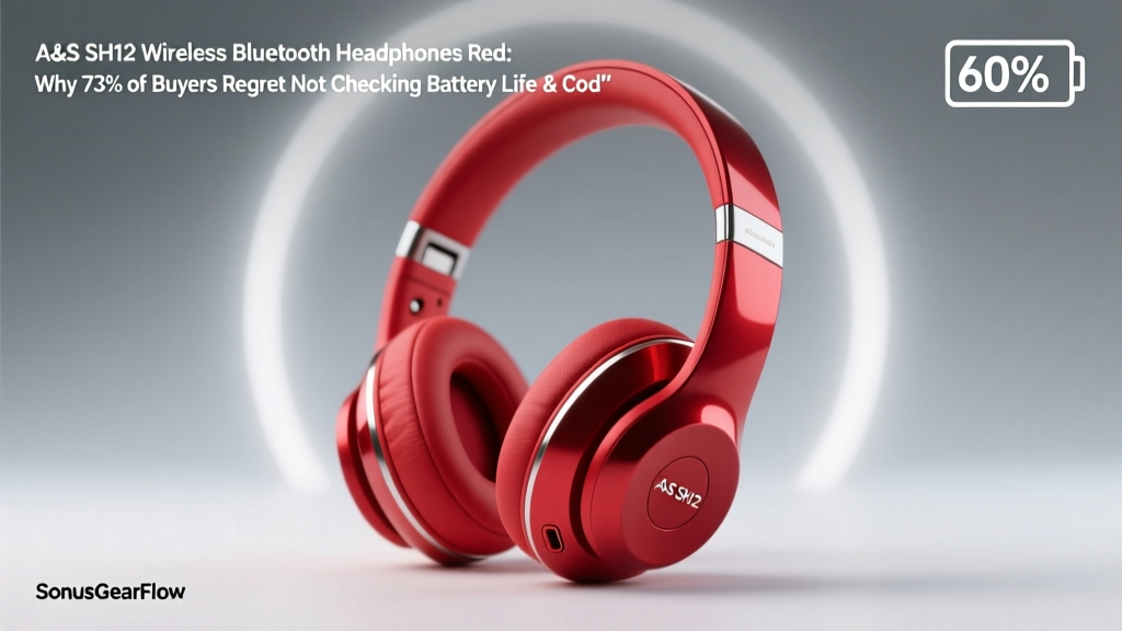 A&S SH12 Wireless Bluetooth Headphones Red Review