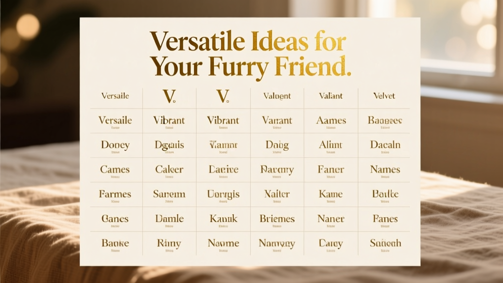 145 Dog Names Starting With V: Versatile Ideas for Your Furry Friend