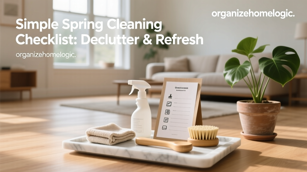 Simple Spring Cleaning Checklist: Declutter & Refresh