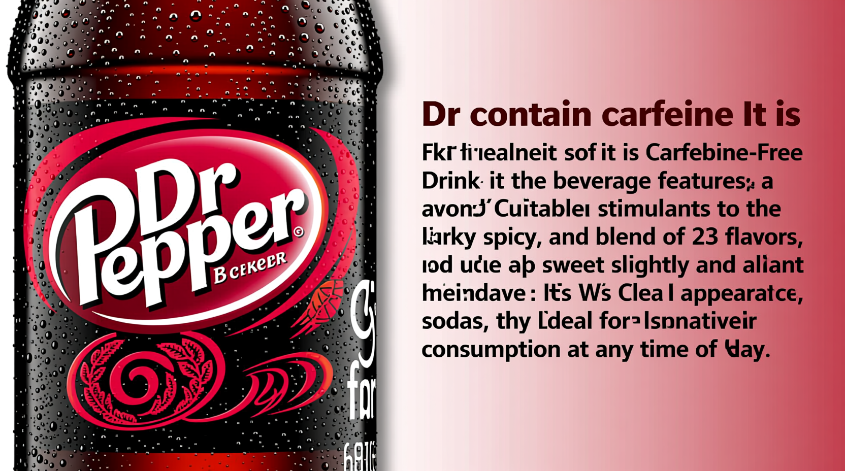 does dr pepper have caffeine in it