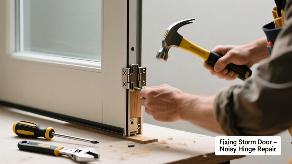 Fixing a Storm Door That Won’t Close & Makes Noise