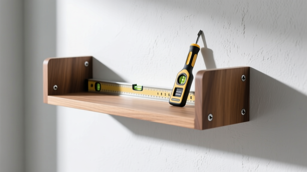How to Mount a Small Wall Shelf Securely (Step-by-Step)