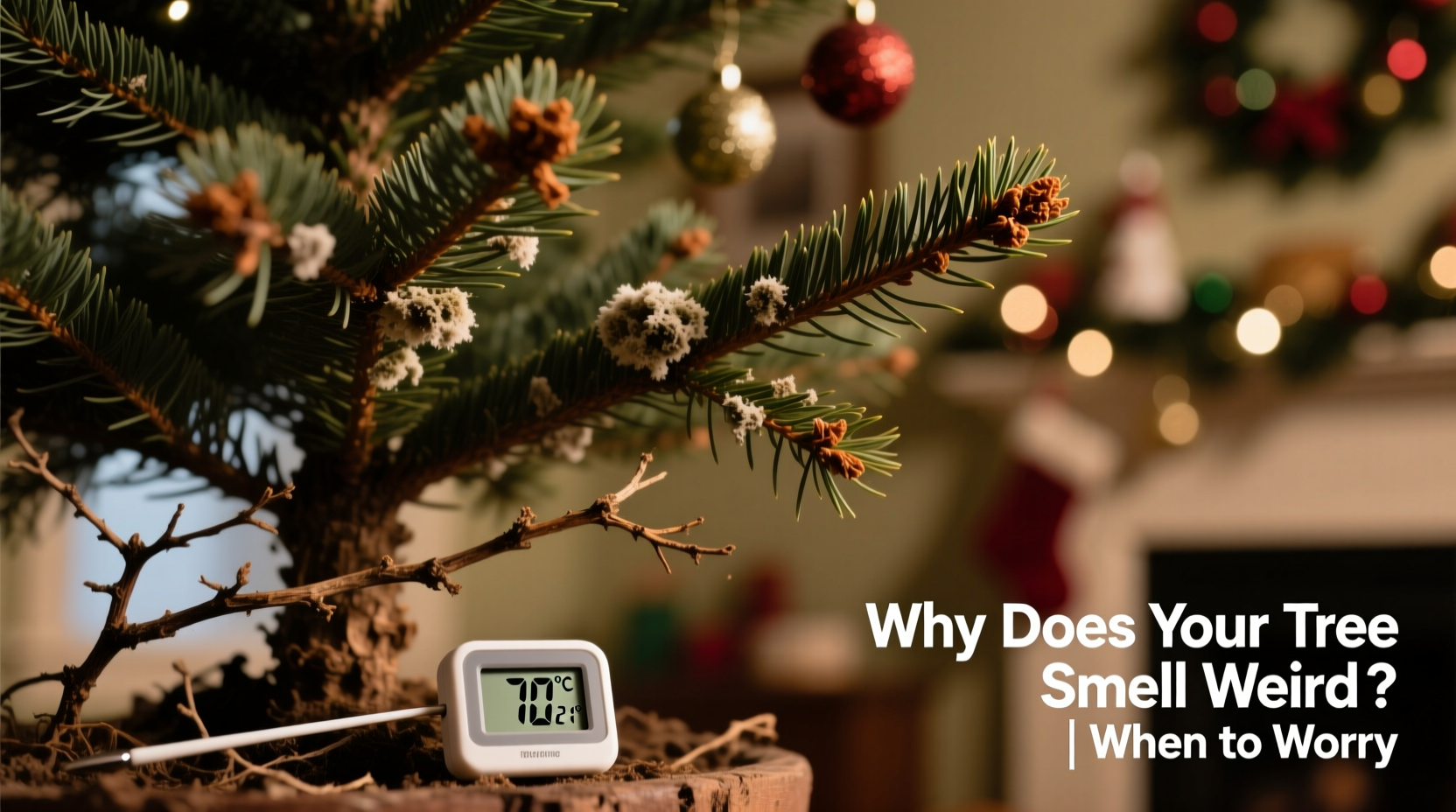 why does my christmas tree smell weird and when should you be concerned