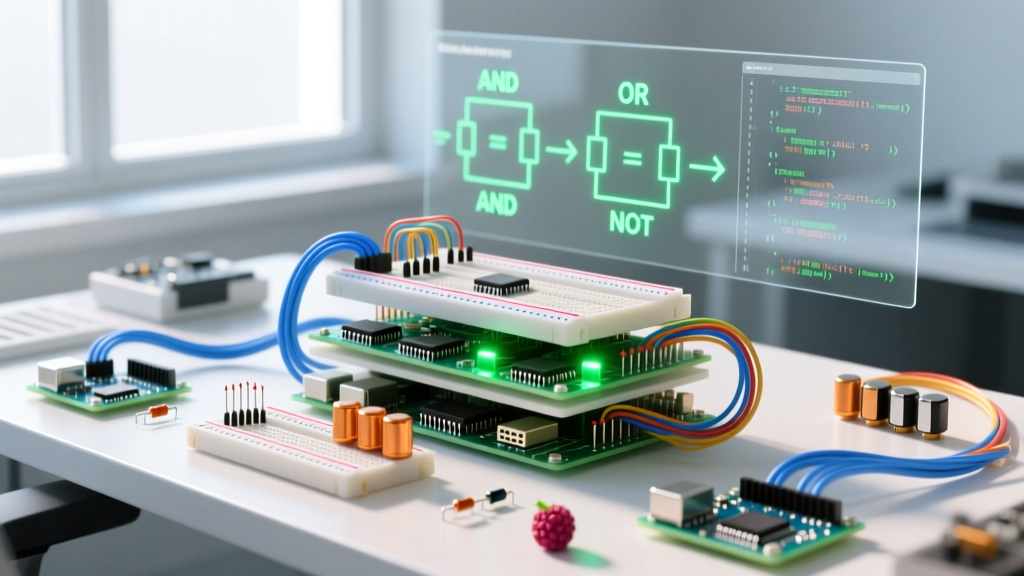 Order of Boolean Operations: Logic Hierarchy for Circuits and Code
