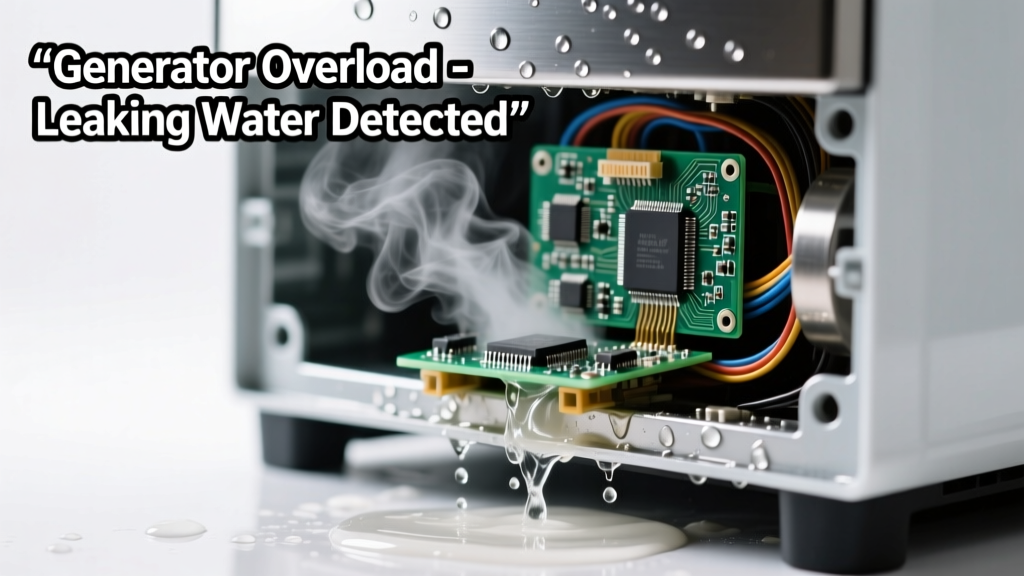 Generator Overload Leaking Water: Quick Diagnosis