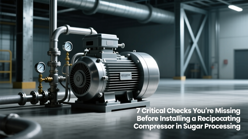 7 Critical Reciprocating Compressor Checks for Sugar Mills