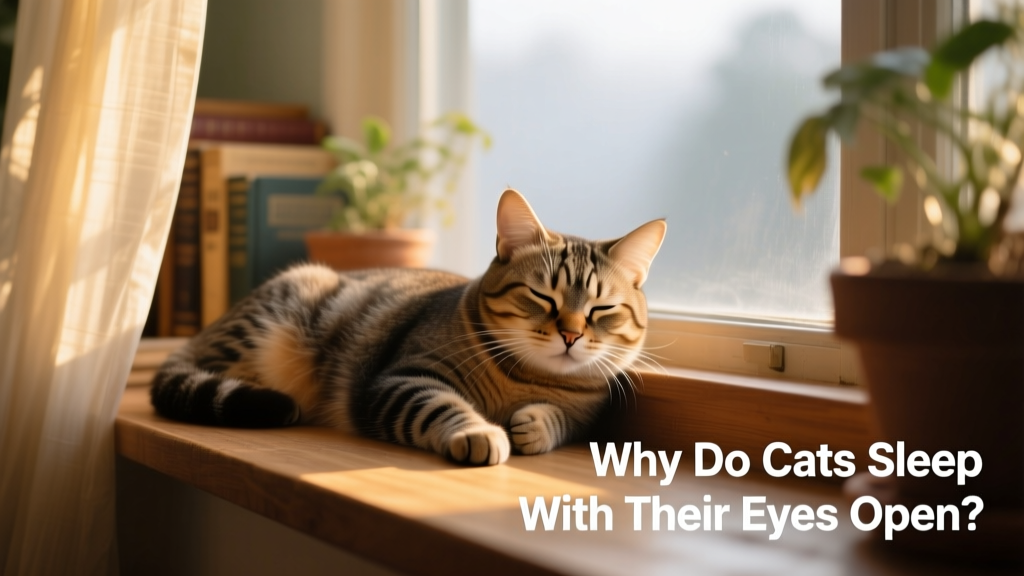 Why Do Cats Sleep with Their Eyes Open?