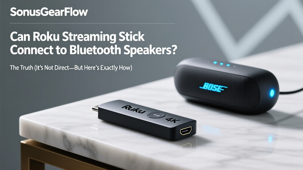 Roku Streaming Stick Bluetooth Speaker Workarounds