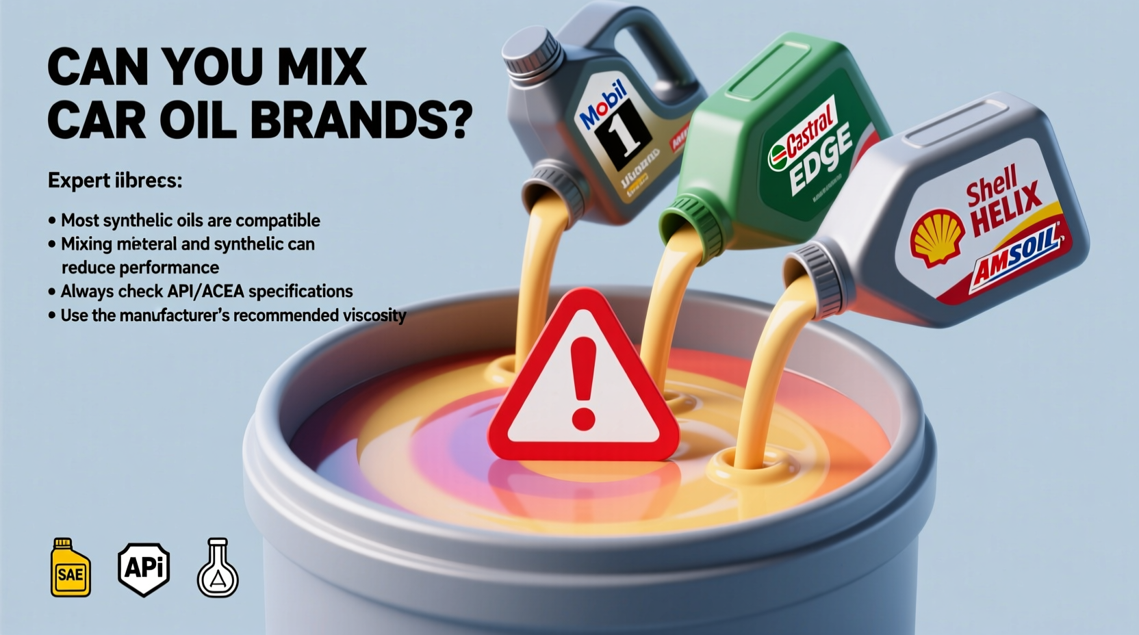 can you mix car oil brands