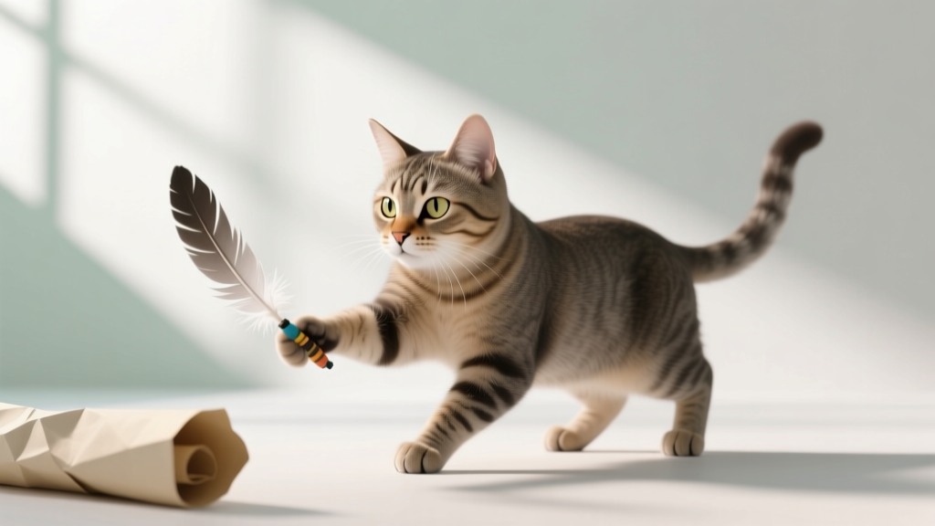 Cat Behavior Change Through Play Training