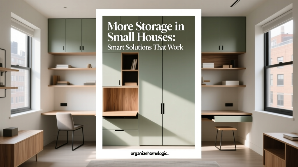 More Storage in Small Houses: Smart Solutions That Work