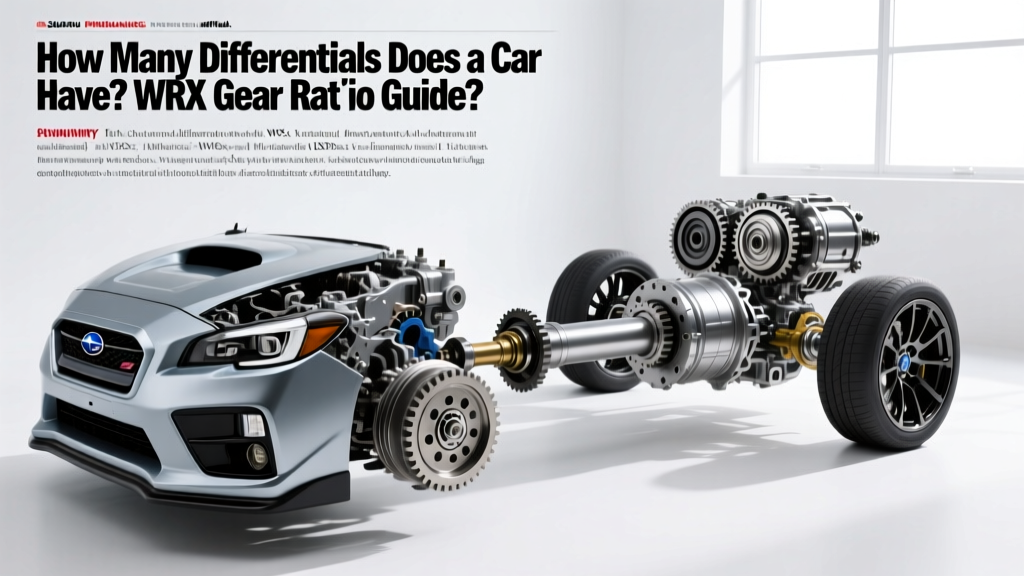 How Many Differentials Does a Car Have? WRX Gear Ratio Guide
