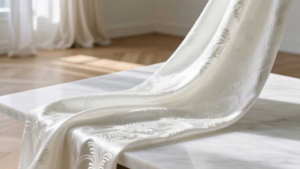White Silk Brocade: Luxe Fabric Guide for Designers