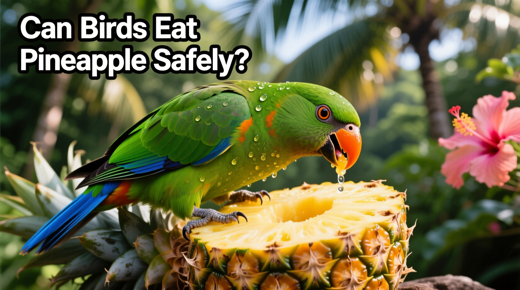 can birds eat pineapple