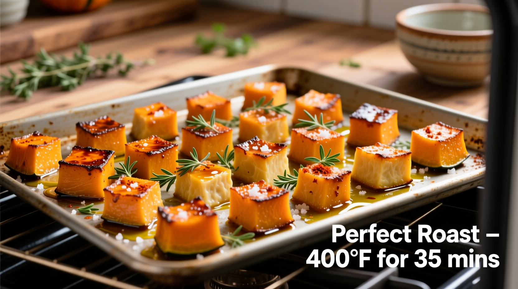 how to cook butternut squash in oven