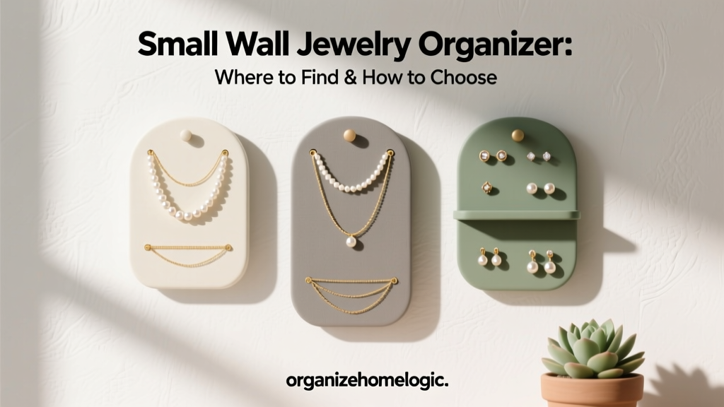 Small Wall Jewelry Organizer: Where to Find & How to Choose